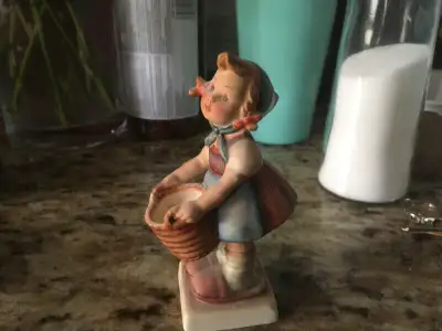 Hummel figure little  girl with basket, View more