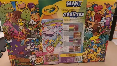 Crayola Giant coloring page set BRAND NEW , View more