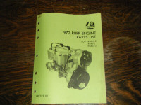 Rupp TR400S-2, TR440-2, TR440S-2  Snowmobile Engine Parts List