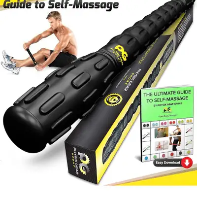 New Physix Gear Massage Roller, Fitness Stick - Leg Roller Calf, View more
