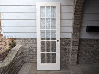 French Glass Interior Door 28in x 79in Right