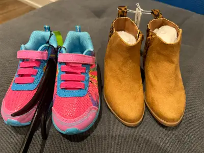 Qty-2 Brand New Kids Shoes Size 8 - $15, View more