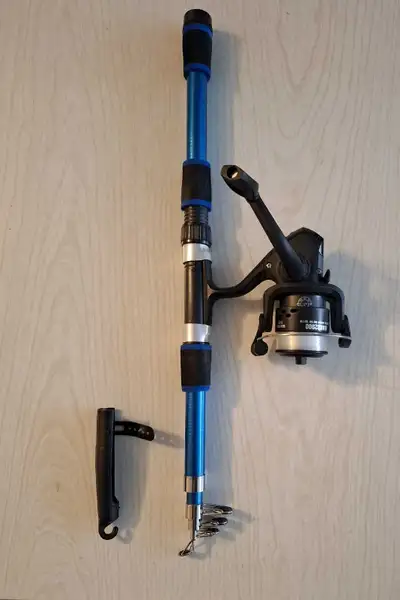 Fishing rod and reel , View more