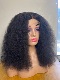 Human hair Jerry Romance curls wig 