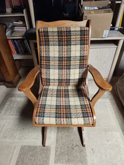 Solid wood glider chair for sale., View more