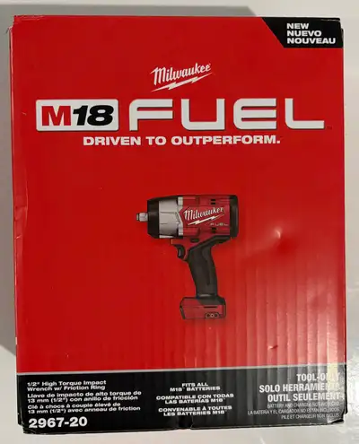 New Milwaukee M18 FUEL 1/2" High Torque Impact Wrench, View more