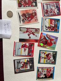 Detroit Red Wings Hockey Card Lot 