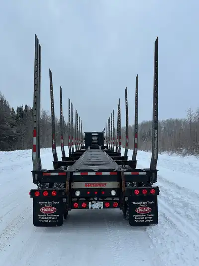 2022 Manac Log Trailer Current annual safety 5/26 All new J beams/bushings and new hangers front axl...