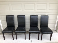 Set of 4 dining room chairs FREE