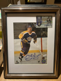  Marcel Dionne autographed photo and Panini sports card auto