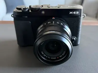 Fujifilm X-E3 Digital Camera Body + XF 23mm F2 Lens Kit, View more