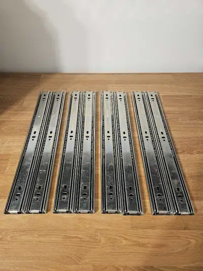16'' Inch Full Extension Drawer Slide 100 Pound Capacity-4 pairs, View more