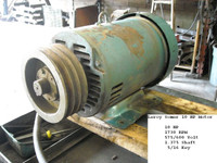 10 HP Leroy Somer Electric Motor