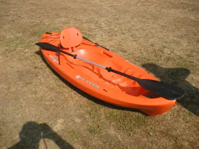 Wilderness system kayak , RIPPER . 8 feet long, can handle up to 300 pounds in weight ,bought new, u...