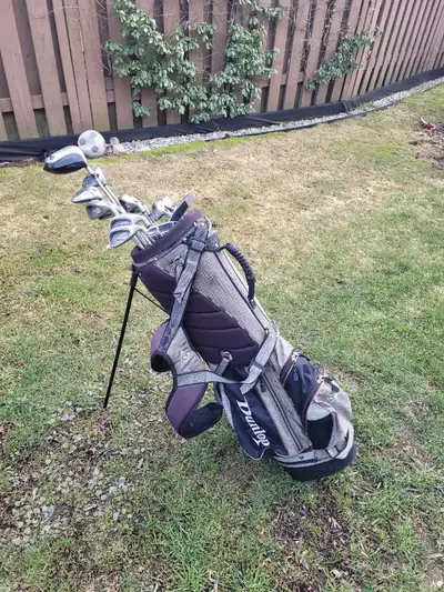 Golf clubs with bag, View more