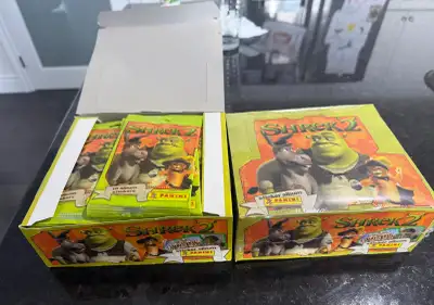 Get your hands on a complete box of Shrek 2 stickers, perfect for Easter baskets or loot bags. This...