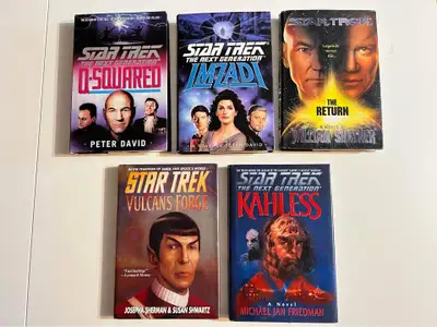 Lot de 5 livres anglais de Star Trek, View more