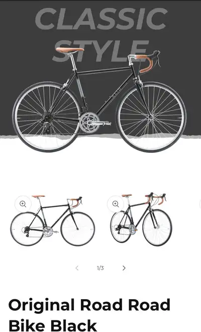 Original Road Road Bike Black, View more