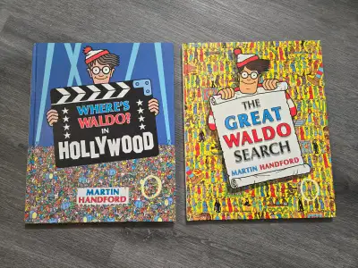 Two (2) Waldo Books, View more