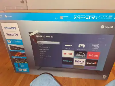 Phillips 50 inch Smart T.V, View more