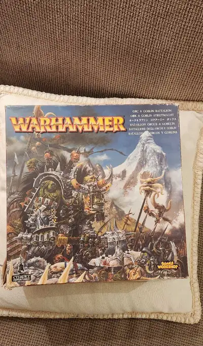 Selling this Warhammer Orc & Goblin Battalion box and loose pieces. What you see is what you get. If...