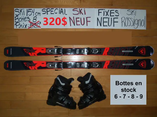 Équipements de ski alpin twin tip et titanium 146 150 154 cm in Ski in Granby - Image 11
