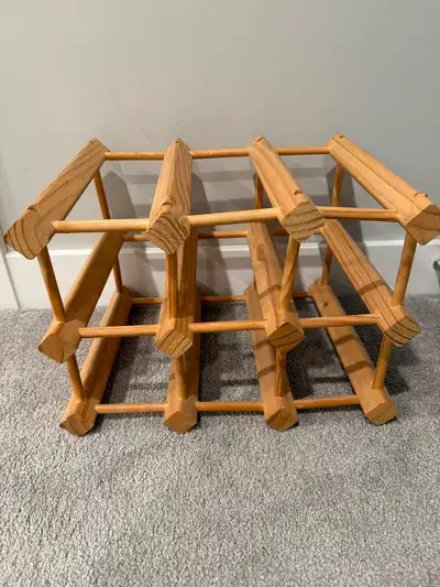 Wooden wine rack, View more
