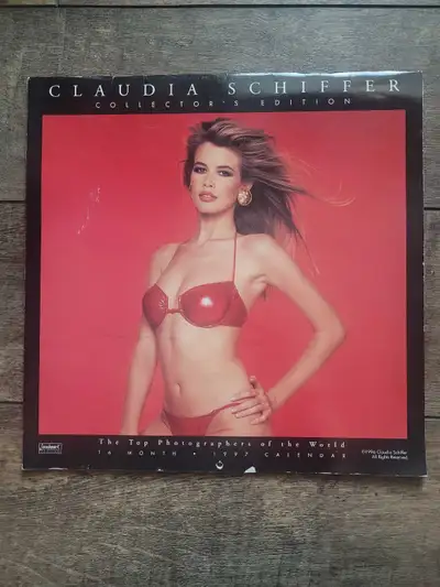 REDUCED Claudia Schiffer Collector's Edition 1997 Calendar, View more