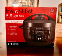 Instant Pot RIO Wide Plus, 7.5 Quarts 35% Larger Cooking Surface