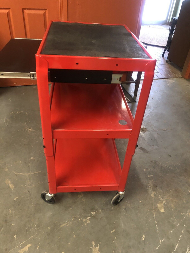 Uline shop computer cart with slide out tray in Other Business & Industrial in Barrie - Image 4