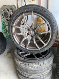 20" Mercedes E63S Renntech wheels 265-35-20/295-30-20 Michelins