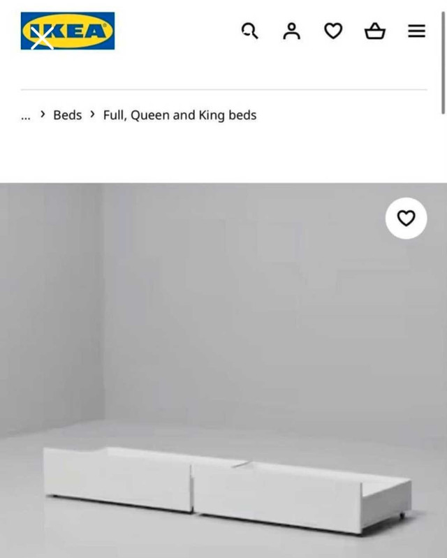 IKEA MAKM Underbed Storage Drawers in Beds & Mattresses in Markham / York Region - Image 3