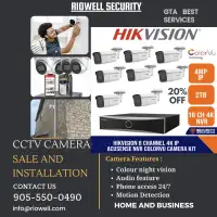 4K HD CCTV CAMERA AVAILABLE FOR SALE AND INSTALLATION