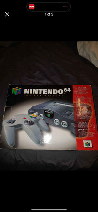 Nintendo 64 Console w/Original Box