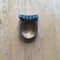 Bague Turquoise & Argent .925 Sterling Silver 