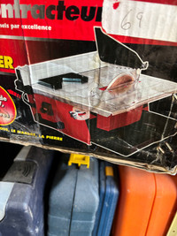 Tile cutter table