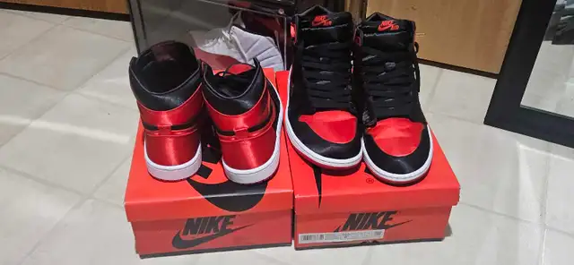 jordan 1 bred satin in Men's Shoes in Lethbridge - Image 8
