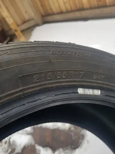 Used for 1 winter great tires. Dont have the car anymore.