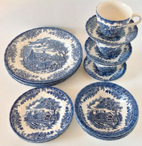 Vintage 1993 Collection Ensemble porcelaine Churchill Angleterre
