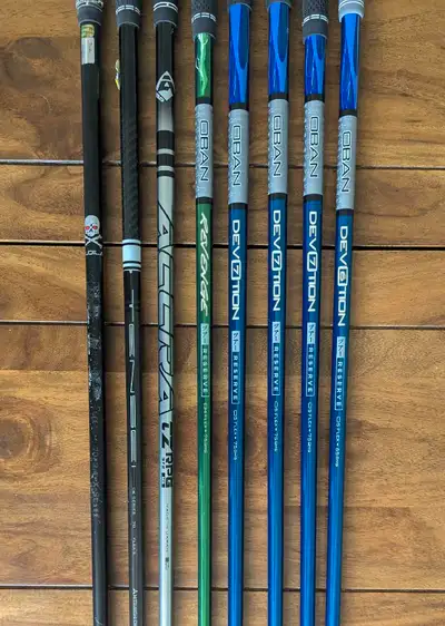 Please Read for List of Shafts. All Shafts have No Adapters, Other than Aldila RIP (Titleist) All Sh...