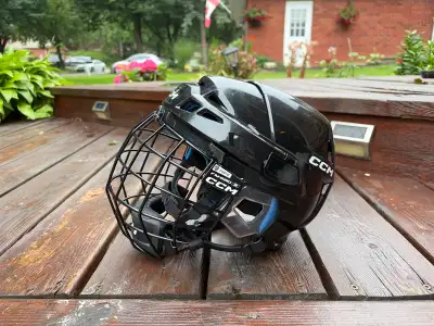 CCM Hockey Helmet with FM580 Cage, View more