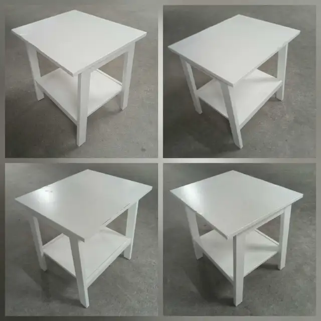 IKEA Lunnarp Table End Side Shelf Rectangular Wooden White in Other Tables in City of Toronto - Image 9