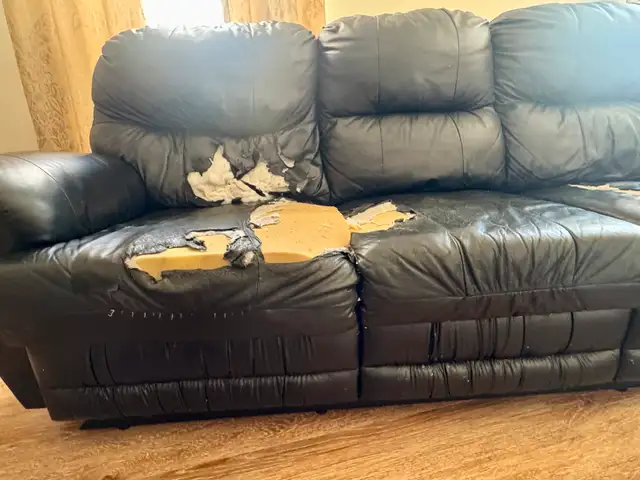 FREE Leather Couch in Couches & Futons in Dartmouth - Image 9