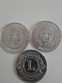Group of 3 New Orleans 1977, 1980 Tokens