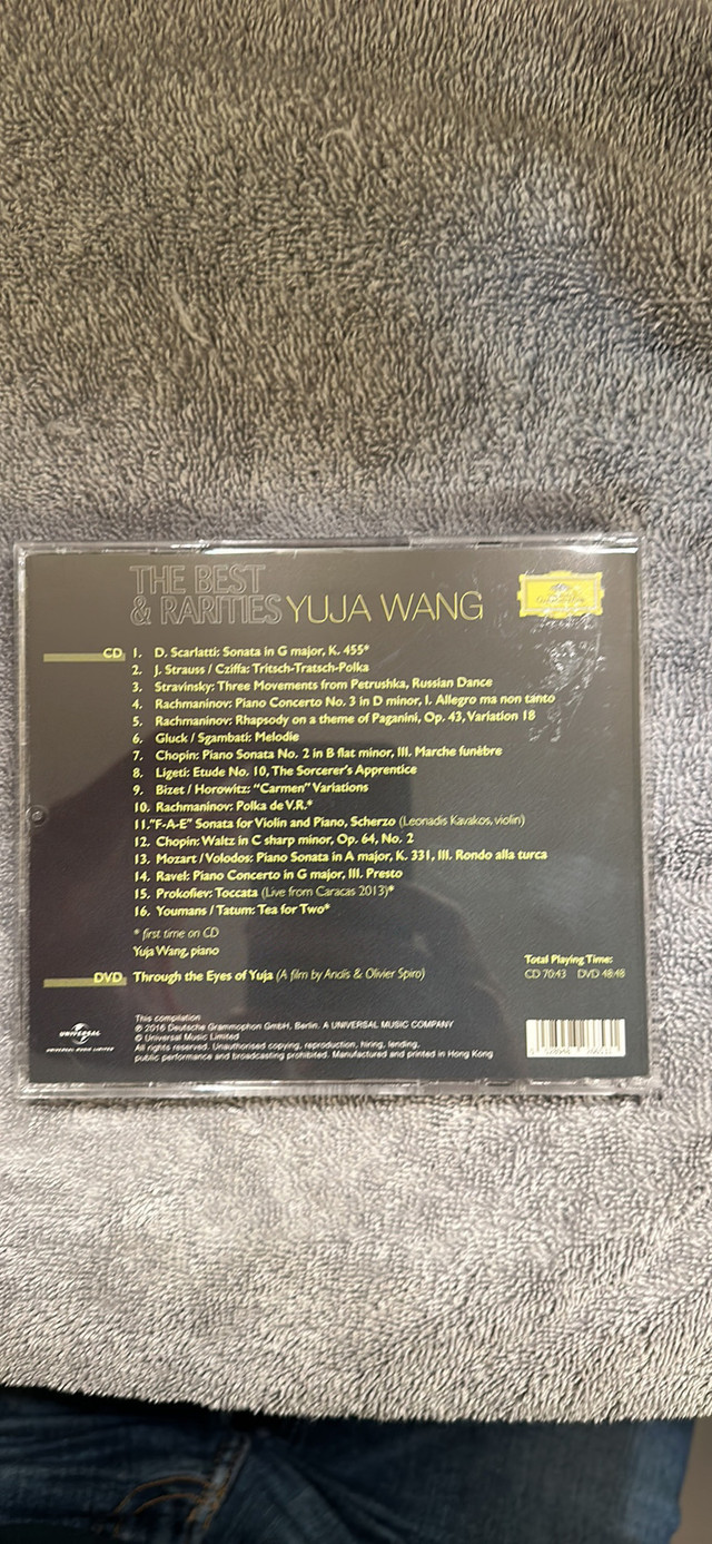 CD Yuja wang Piano: Scarlatti, Strauss, Stravinsky, Chopin, Rave in CDs, DVDs & Blu-ray in Ottawa - Image 2