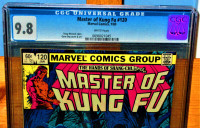 Master of Kung Fu #120, CGC 9.8 W, Shang-Chi, 1983, Marvel