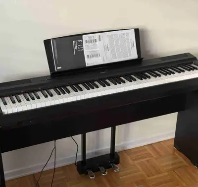 Yamaha P-125 Digital Piano + Stand & Pedals – Like New, View more