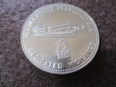 1978 Regina police Headquarters médaille (Medal)
