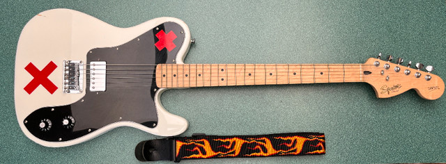 Squier by Fender Deryck Whibley Signature Guitar in Guitars in Calgary