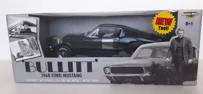Miniature Ertl Collection - Ford Mustang 1968 "Bullitt" - Échelle 1/18 - Réf 36685